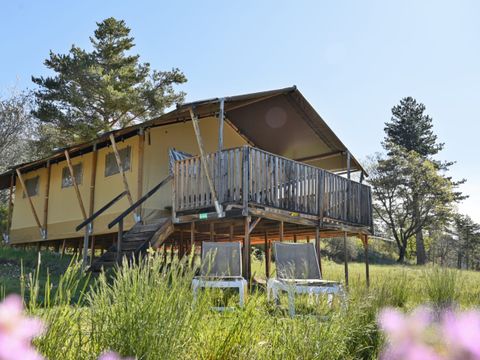 Tente en toile et en bois 5 personnes - Safari Laurier