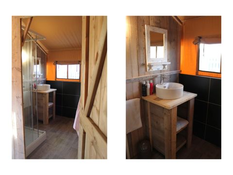 Tente en toile et en bois 5 personnes - Safari Laurier