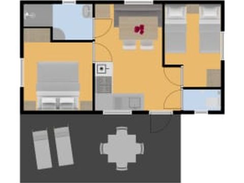MOBILHOME 4 personnes - Romarin