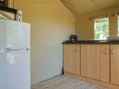 Tente en toile et en bois 5 personnes - Safari Ciboulette