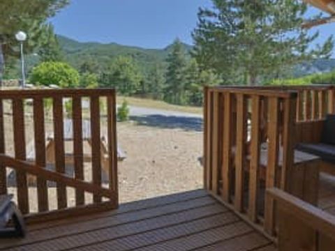 TENTE TOILE ET BOIS 5 personnes - Safari Ciboulette