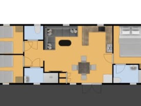 MOBILHOME 6 personnes - Mobil home Violette