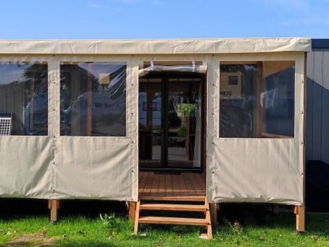 MOBILHOME 6 personnes - C-Méditerranée climatisé - 3 chambres - 2 salles d'eau - 38m²