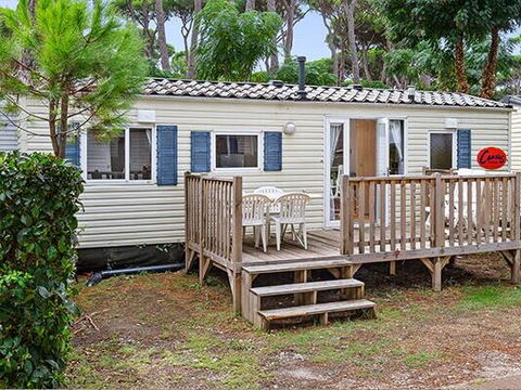 MOBILHOME 4 personnes - Classic | 2 Ch. | 4 Pers. | Terrasse surélevée non couverte | TV