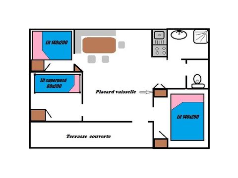 CHALET 6 personnes - PIN