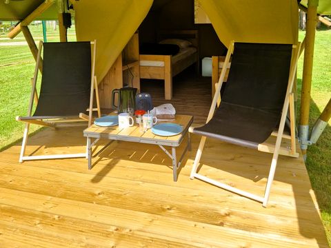 Tente en toile et en bois 2 personnes - Tente Safari I 2 pax