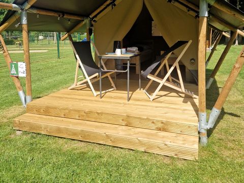Tente en toile et en bois 2 personnes - Tente Safari I 2 pax
