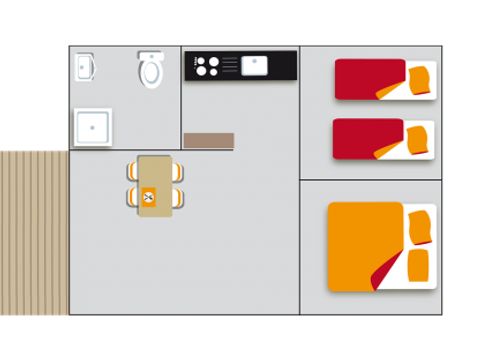 CHALET 5 personnes - MOREA