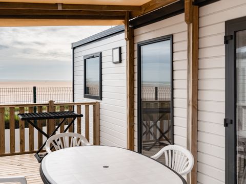 MOBILHOME 6 personnes - M-Home Goeland vue mer clim premium 6 pers