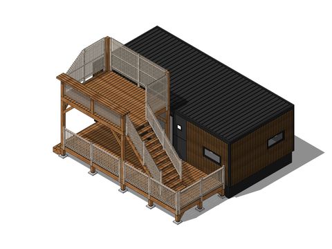 MOBILHOME 4 personnes - Hirondelle toit terrasse