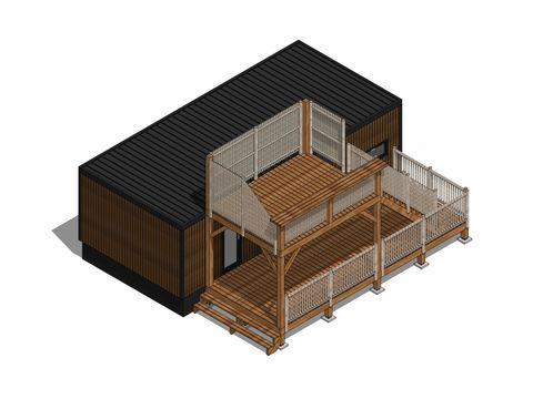 MOBILHOME 4 personnes - Hirondelle toit terrasse