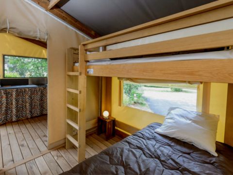 TENTE TOILE ET BOIS 4 personnes - Ecolodge Mana 2 Chambres