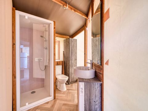 TENTE TOILE ET BOIS 4 personnes - Ecolodge Mana 2 Chambres