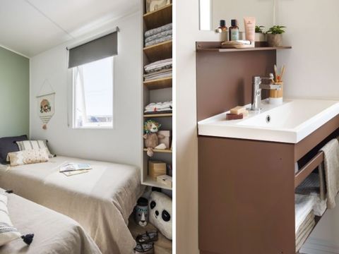 MOBILHOME 6 personnes - Confort+ 6 personnes 2 chambres 2sdb