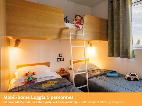 MOBILHOME 5 personnes - Loggia (4 adultes + 1 enfant)