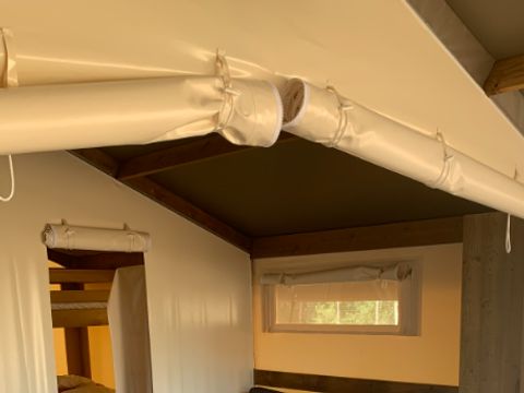 BUNGALOW TOILÉ 5 personnes - Freeflower Standard 37m² - 2 chambres - sans sanitaires - terrasse couverte de 8m² 5 pers