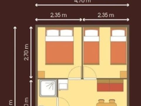 HÉBERGEMENT INSOLITE 4 personnes - LODGE BOIS CONFORT sur pilotis