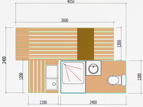 Emplacement - Forfait Premium : emplacement 10A équipé d'une freecamp Guinguette