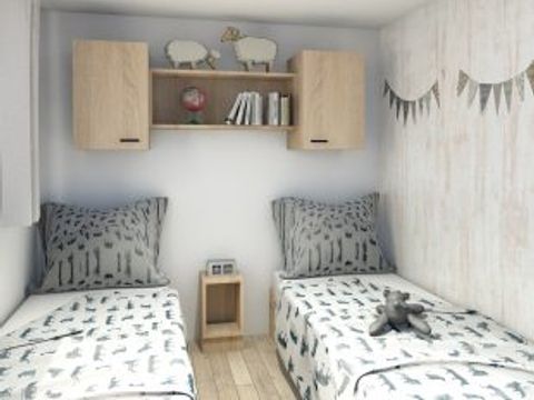 Mobilhome 4 personnes - Cottage Lagon 4p 2 Ch 2 Sdb Premium