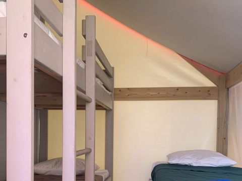 TENTE TOILE ET BOIS 5 personnes - Tente Sahari 4/5p 2 Ch **