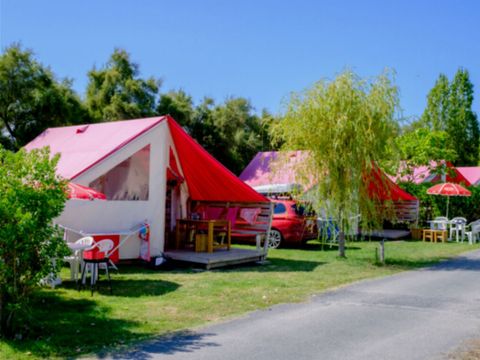 TENTE TOILE ET BOIS 5 personnes - Tente Sahari 4/5p 2 Ch **