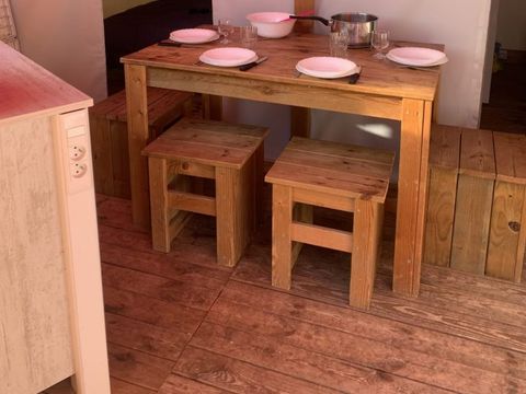 TENTE TOILE ET BOIS 5 personnes - Tente Sahari 4/5p 2 Ch **