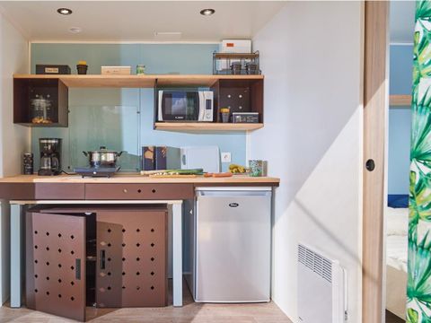 Tente en toile et en bois 4 personnes - Mobilodge - Corfou (sans sanitaires)