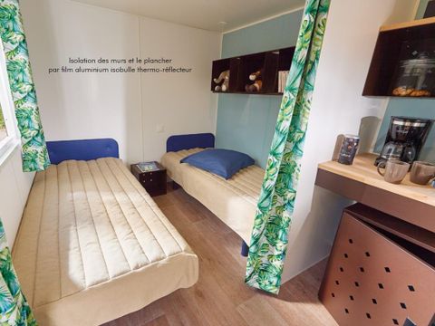 Tente en toile et en bois 4 personnes - Mobilodge - Corfou (sans sanitaires)