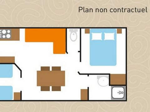 MOBILHOME 4 personnes - Cottage - Le Classique Confort