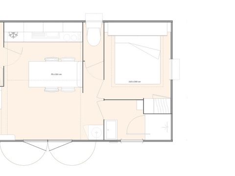 MOBILHOME 4 personnes - LILAS