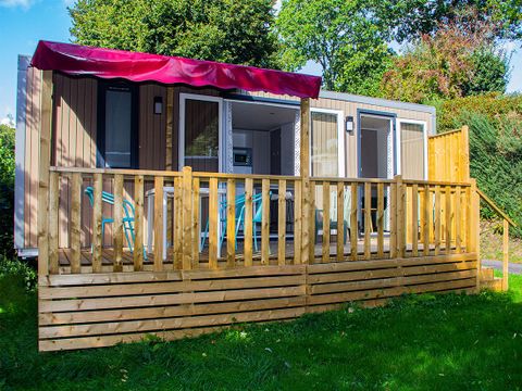 MOBILHOME 4 personnes - Hortensia - 2 chambres + terrasse semi-couverte