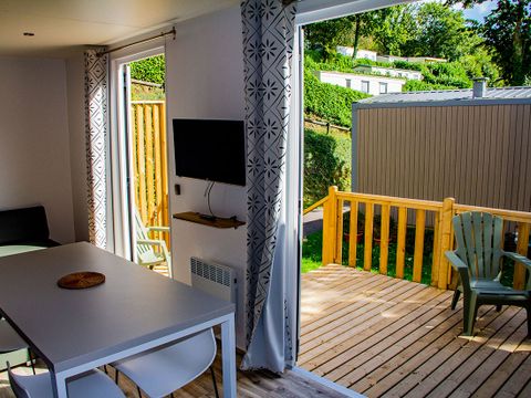 MOBILHOME 4 personnes - Hortensia - 2 chambres + terrasse semi-couverte