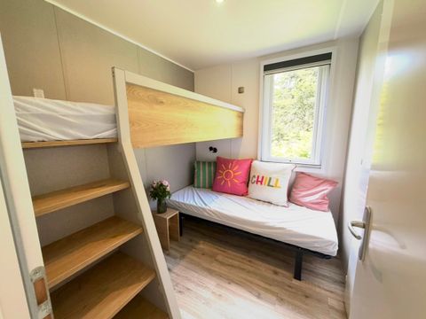 MOBILHOME 4 personnes - Living - 2 chambres + terrasse intégrée
