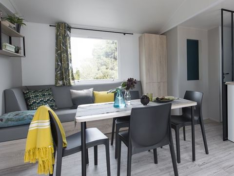 MOBILHOME 6 personnes - Caraïbes Premium - 3 chambres + terrasse + TV