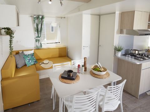 Mobilhome 6 personnes - 2 chambres - TV + Clim