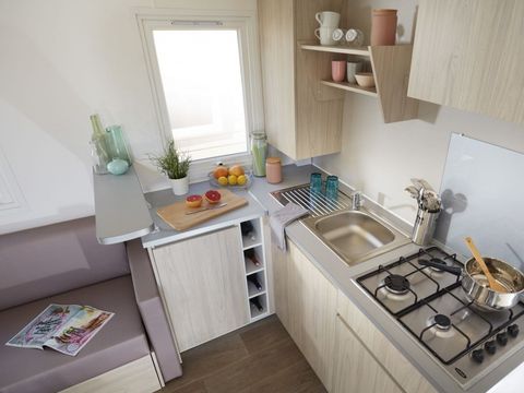Mobilhome 6 personnes - 3 chambres - TV + Clim