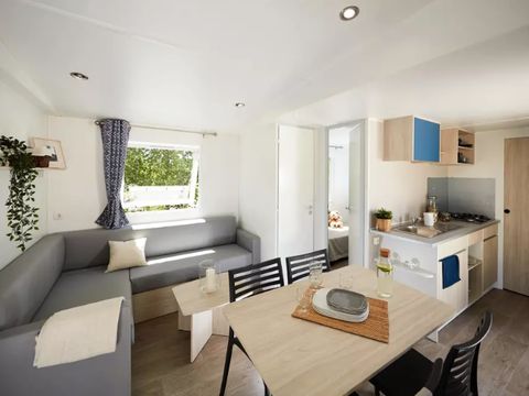 MOBILHOME 6 personnes - Cottage Confort 3 Pièces 4/6 Personnes Climatisé + TV