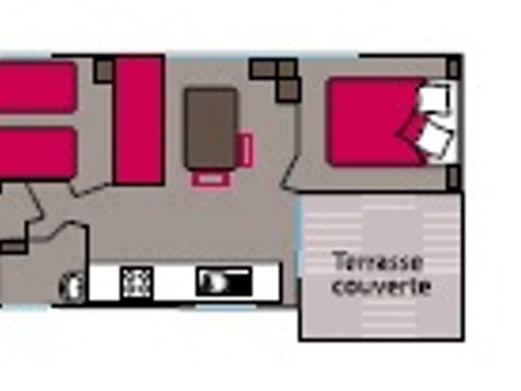 MOBILHOME 6 personnes - CONFORT