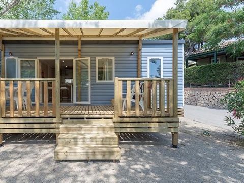Mobilhome 6 personnes - Comfort XL | 3 Ch. | 6 Pers. | Terrasse surélevée | Clim.