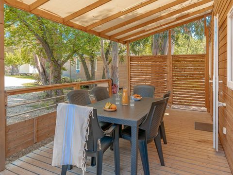 Mobilhome 6 personnes - Premium | 3 Ch. | 6 Pers. | Terrasse surélevée