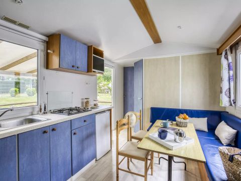 MOBILHOME 4 personnes - Mobil-home Confort 3 Pièces 4 Personnes + TV