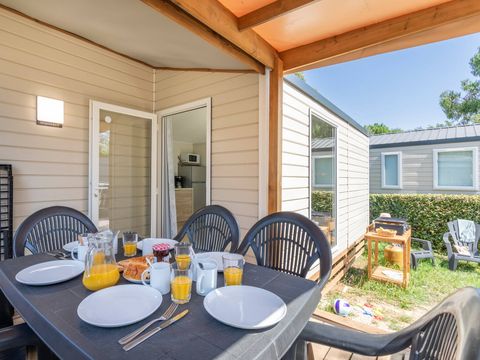 MOBILHOME 6 personnes - Mobil-home | Comfort | 2 Ch. | 4/6 Pers. | Terrasse simple | TV