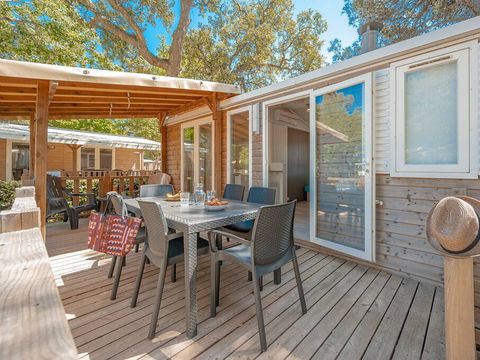 MOBILHOME 6 personnes - Mobil-home | Comfort | 3 Ch. | 6 Pers. | Terrasse surélevée | Clim.