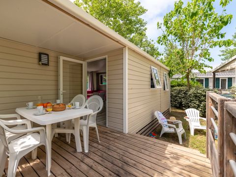 Mobilhome 6 personnes - Mobil-home | Comfort | 2 Ch. | 4/6 Pers. | Terrasse simple | Clim. | TV