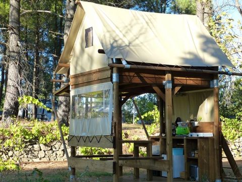 Hébergement 2 personnes - Hutte Cévenole - 1 chambre
