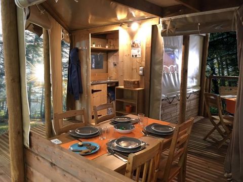 Chalet 4 personnes - Cabane de l'Ecureuil - 2 chambres - 1 salle de bain