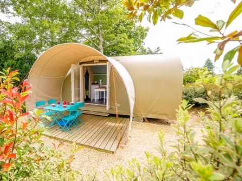 Tente en toile et en bois 4 personnes - Coco Sweet (sans sanitaires)