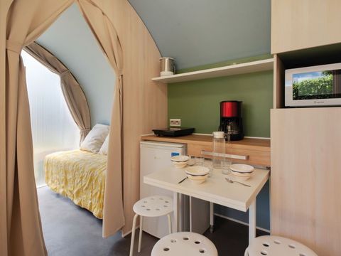 Tente en toile et en bois 4 personnes - Coco Sweet (sans sanitaires)