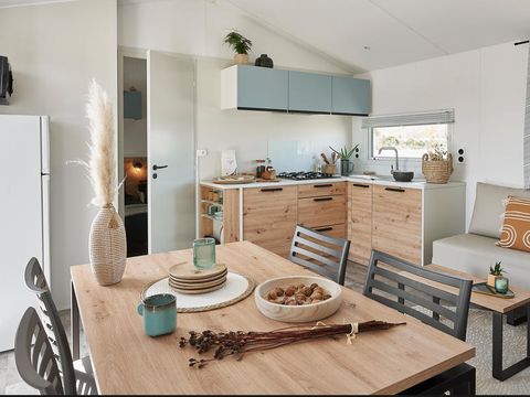 MOBILHOME 8 personnes - Premium Rouffiac 40m² (3 chambres) + 2 salles de bain + LV + LL + Terrasse