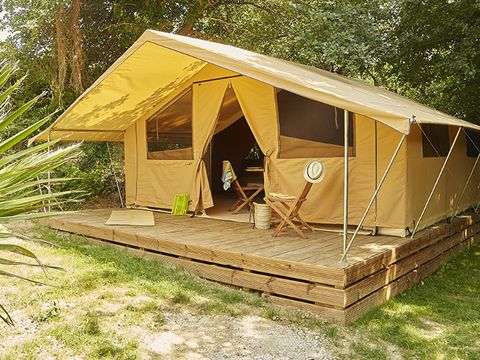 Tente en toile et en bois 5 personnes - NATURA